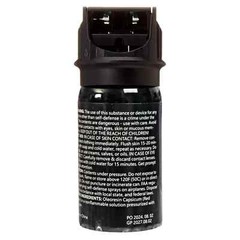 3 Pack Burn Pepper Spray 1.35 fl oz Self Defense Heavy Duty Flip Top Black