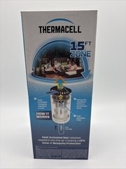 Thermacell 15 Feet Zone Mosquito Repeller Patio Shield Glacier Blue Outdoor New
