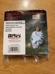 BRW Diversified Emergency Survival Blanket 84”X 52” Sealed