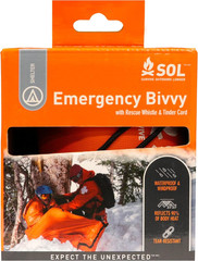 Survive Outdoors Longer 90% Emergency Bivvy with Whistle & Tin Included