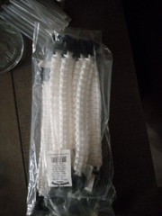 White Paracord Emergency Rope Survival Bracelet 9 Feet 7 Strand 550 LB
