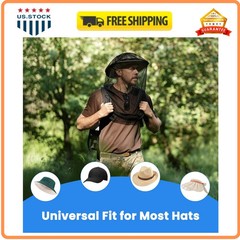 2 Pack Mosquito Head Net Breathable Bug Mesh for Hiking Camping Fishing Garde…