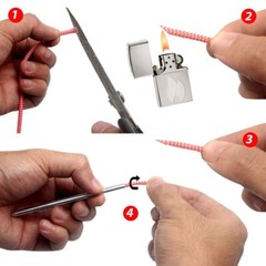 SafetyCare Stainless Steel Paracord & Leather Stitching FID Needles