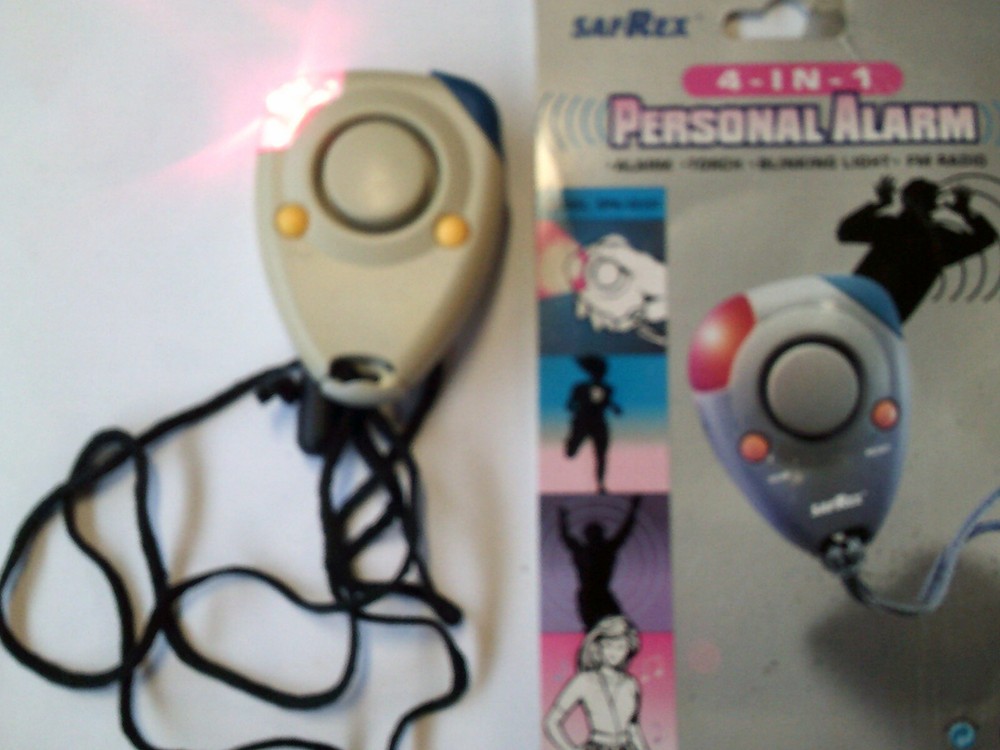 PERSONAL POCKET PANIC ALARM + FM RADIO LAMP + INDICATOR in a Super Compact