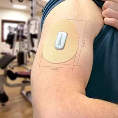 Fixic Patches for G4 G5 Waterproof Adhesive, Oval, Pre Cut Best Fixation Tan 20