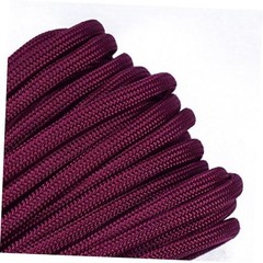Mil-Spec Commercial Grade 550lb Type III Nylon Paracord – Pro 100 Feet Burgundy