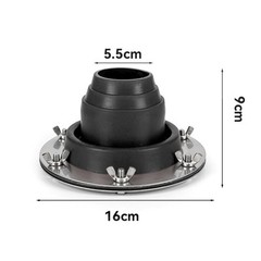 For Bell Tent Or Yurt For Frontier Outbacker Stove Tent Flue Flashing Kit