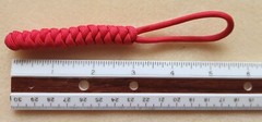 550 Paracord Keychain ID Lanyard Knife Multitool USA Seller Red