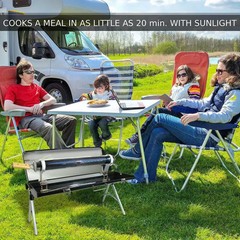 Solar BBQ Grill – Portable Sun‑Powered Cooker | PrepPro
