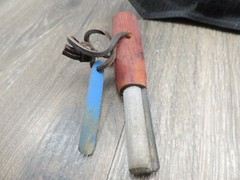 Wood Handle Fire Starter in Nylon Pouch
