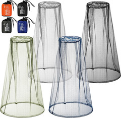 4 Pack Mosquito Bug Net Mesh for Head Mosquito Net Face Fly Netting Hood from In
