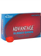 Alliance Rubber 96305 Advantage Bands Size 1 Pound 2 x 1/8 inches, Red
