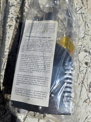 Vintage Junglee Jungle Tool Survival Kit Shovel Knife Slingshot Sealed NOS…