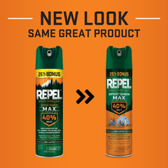Repel Insect Repellent Sportsmen Max Formula 40% DEET, 8.125 Ounces, Twin Pack
