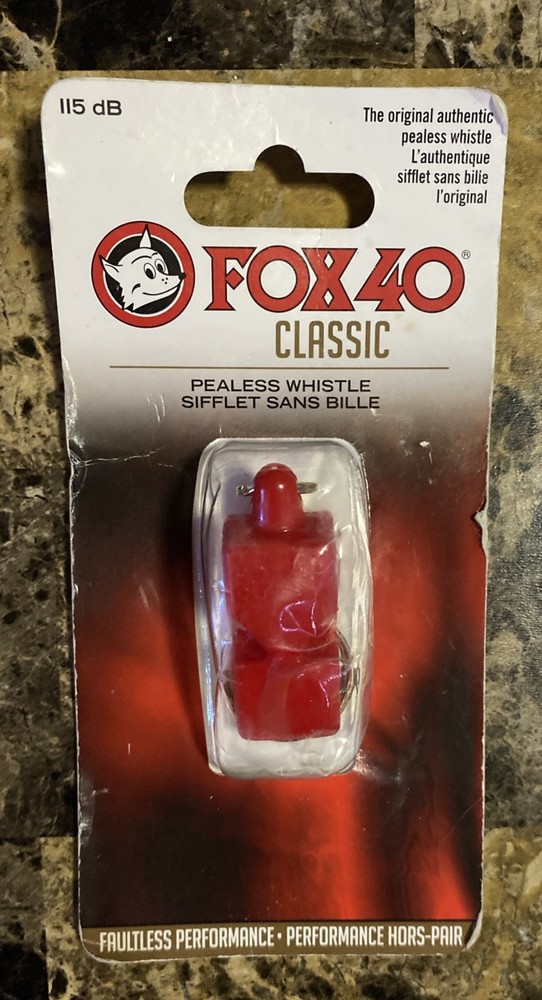 Fox40 – Classic 115db Official Pealess Whistle NIP
