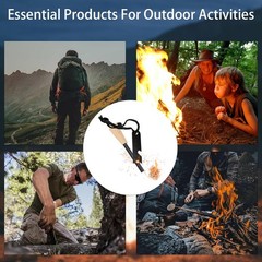 Ferrocerium Rod Magnesium Fire Stick Camping Hiking Emergency Fire Maker New
