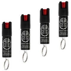 4 Police Magnum pepper spray .50oz keyring keychain defense security protection