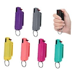 7 PC Pepper Spray, 32 Bursts 2.0% MC Defense Spray Belt Clip Holder, Pepper