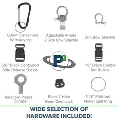 DIY Ultimate Paracord Kit – 30 Feet of 550 Paracord & 8 Essential Necessities