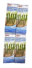 4 X PIC 5-pack Mosquito Repelling Sticks repellant confined outdoor spaces bug