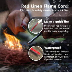 Paracord Survival Paracord Parachute Fire Cord Survival Ropes 4-In-1 U.S. Milita