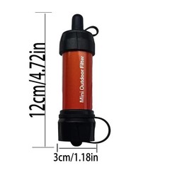 Camping & Survival Emergency Outdoor Portable Water Filter for Hiking – Emergenc