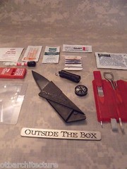 NEW! «Pocket Urban Survival Kit» Manhattan Map, Knife, Whistle, Compass & MORE