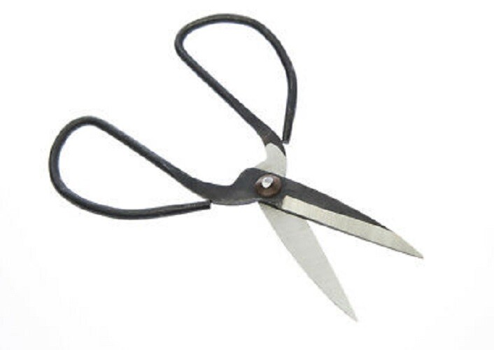 8″ Famous Chinese Scissors Hardened Alloy Steel Black Heavy Duty Metal Craft Kit