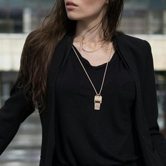 2Pcs Bling Whistle Necklace Crystal Rhinestone Loud Metal Whistle with Chain
