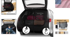 Breathable Tailgate Bug Screen with Magnetic Fasteners – Perfect for Camping