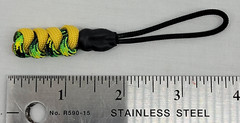 Paracord ~ Digi Green/Yellow ~ Zipper Pull/Knife Lanyard/Key Fob/Tool Keeper~ 9