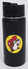 Hydro Flask Water Bottle 16oz w Buc-ee’s Sticker Wide Mouth Insulated Tempshield