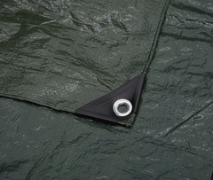 Amazon Basics Waterproof Multipurpose Camping 7.5 Feet x 9.5 Feet, Dark Green
