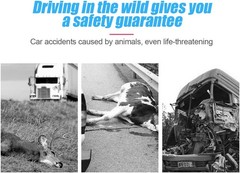 Deer Whistles for Car 2 Pack Ultrasonic Wind Alert Animal Collision Accessories