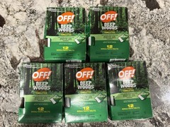 5 OFF Deep Woods Insect Repellent Towelettes 12 Per Box 60 Total Wipes Deet