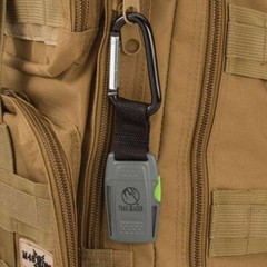Windproof Jet Flame Torch Lighter Carabiner D Clip Survival Fire BOB Emergency
