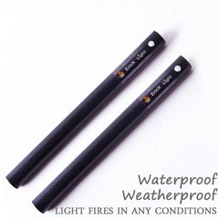 2 Pack 1/2 X 6 Inch Ferro Rod Fire Starter Thick Flint Lighter Outdoor Camping