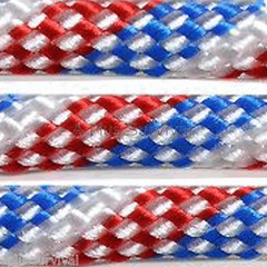 Red White Blue Paracord 100 Foot 550 lb Bracelet Camping Survival Kit Rope Cord
