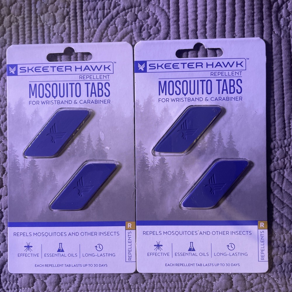 Skeeter Hawk All Natural Mosquito Outdoor Repellent Replacement Tabs 2 Pack (x2)