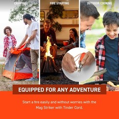 Survive Outdoors Longer Mag Striker with Tinder Cord Pack of 2
