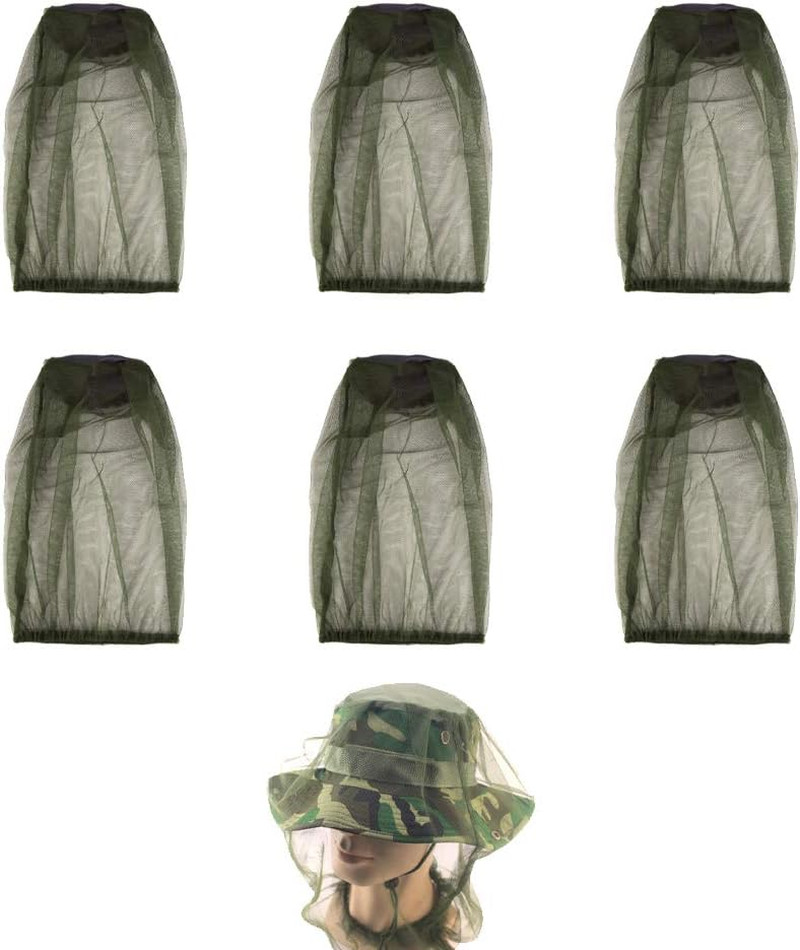 Premium Head Net Face Mesh with Extra Fine Holes, Mosquito Hat Mask Head Cover f