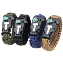 Paracord Bracelet Waterproof Outdoor Adjustable Survival emergency Knife Kit