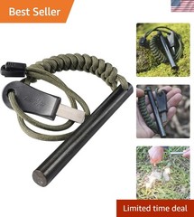 High-Performance 4″ Ferro Rod & Striker Kit – Your Essential Outdoor Companion