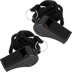 Whistle, Whistle for Coaches, Plastic Whistles for Adults, Coach Whistles with L