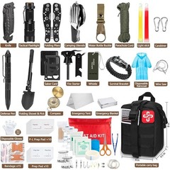238 in 1 Survival Gear Emergency Kit First Aid Tools Camping Hiking Outdoors New