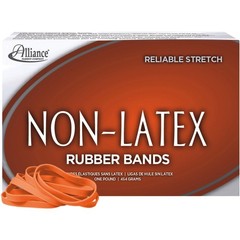 Alliance Rubber 37646#64 Non-Latex 380 Count (Pack of 1), Orange