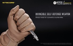 NITECORE NTP30 Tactical Pen Titanium Ti Bidirectional Bolt Action Glass Breaker