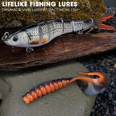 THKFISH Fishing Lures Kit, Bass 8 x 3.7 x 2.5 inches, 299pcs Tackle Box Kit