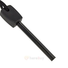 10 Pack Fire Starter Flint Steel Striker Ferro Rod Firesteel Camping Lighter