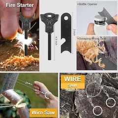 19 Piezas Kit De Supervivencia Herramientas Compacto Militar Camping Aventura US